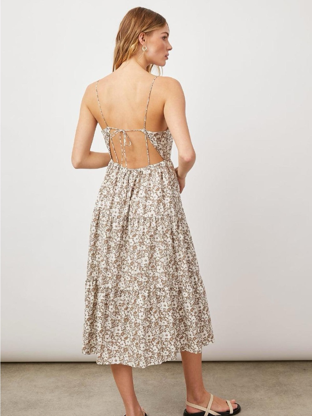 Rails Leni Midi Dress in Cafe Floral Small